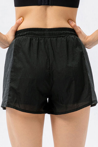 Blue Zone Planet | Color Block Drawstring Active Shorts BLUE ZONE PLANET