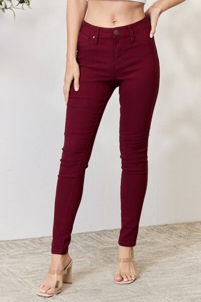 Blue Zone Planet | YMI Jeanswear Hyperstretch Mid-Rise Skinny Jeans BLUE ZONE PLANET