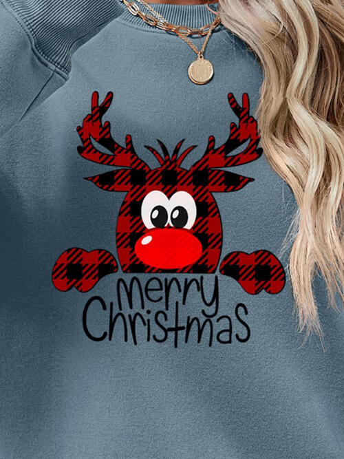 MERRY CHRISTMAS Graphic Sweatshirt BLUE ZONE PLANET