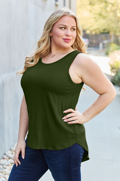 Blue Zone Planet | Basic Bae Full Size Round Neck Tank BLUE ZONE PLANET