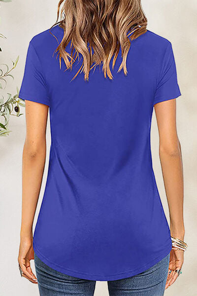 Blue Zone Planet | Crisscross Short Sleeve T-Shirt BLUE ZONE PLANET