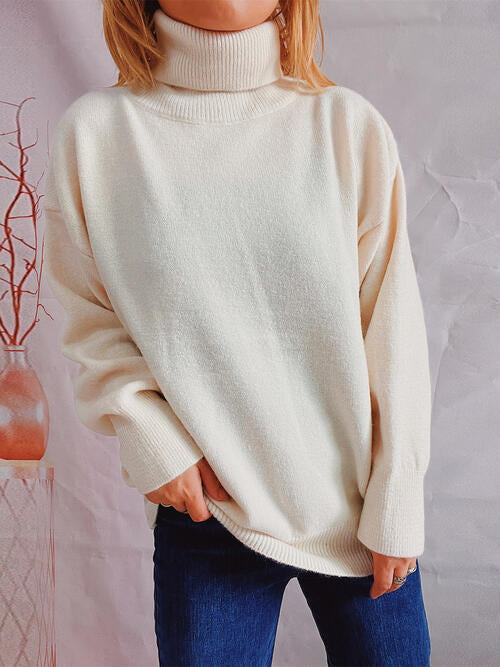 Blue Zone Planet | Turtleneck Long Sleeve Sweater BLUE ZONE PLANET