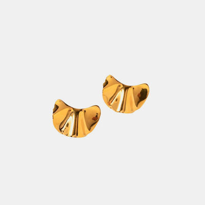 Blue Zone Planet | Irregular 18K Gold-Plated Earrings BLUE ZONE PLANET