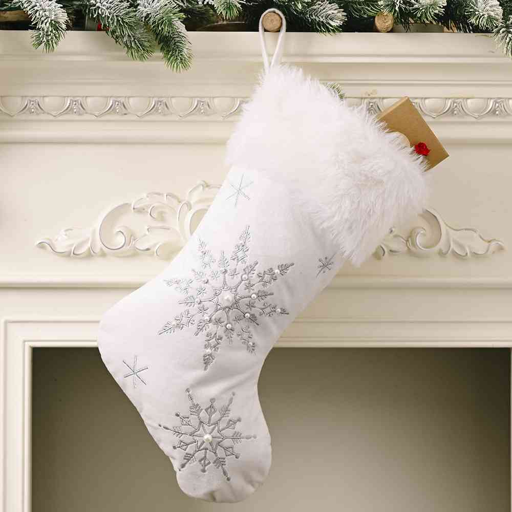 Blue Zone Planet | Snowflake Christmas Stocking BLUE ZONE PLANET