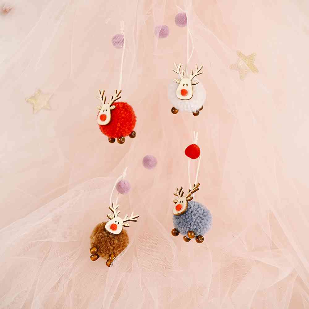 4-Piece Reindeer Hanging Widgets BLUE ZONE PLANET
