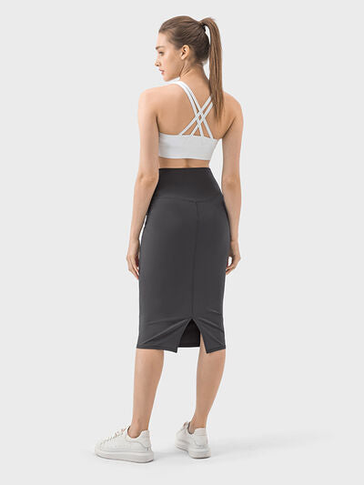 Blue Zone Planet | Slit Wrap Active Skirt BLUE ZONE PLANET