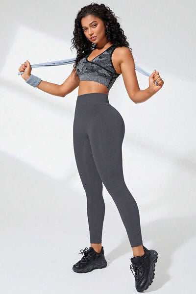 Blue Zone Planet |  High Waist Active Leggings BLUE ZONE PLANET