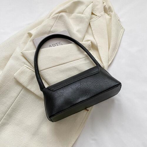 PU Leather Shoulder Bag BLUE ZONE PLANET