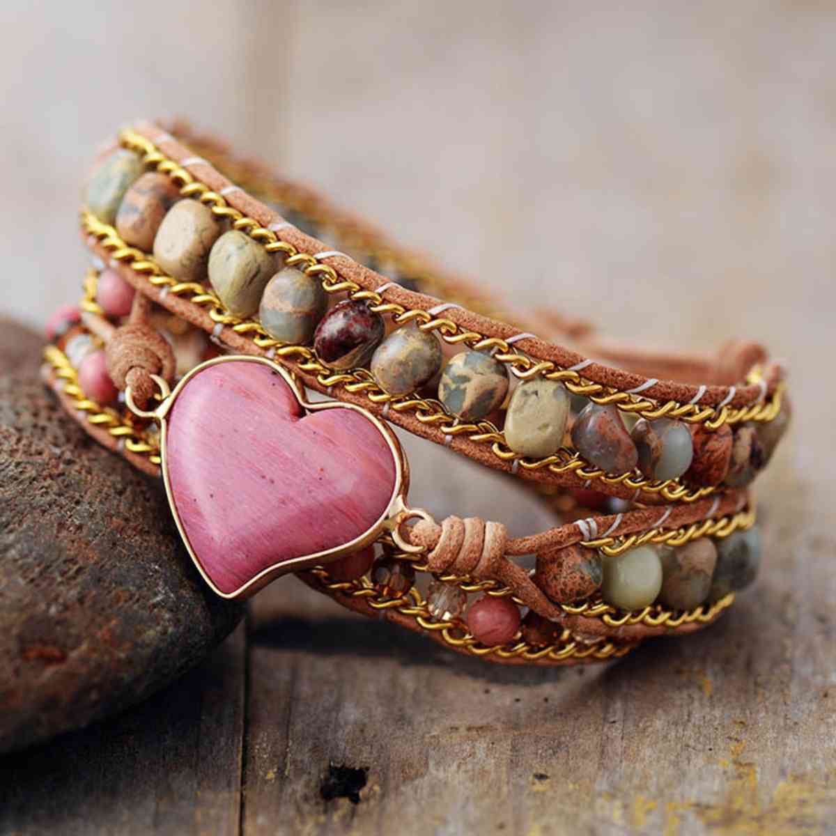 Crystal Bead Bracelet BLUE ZONE PLANET