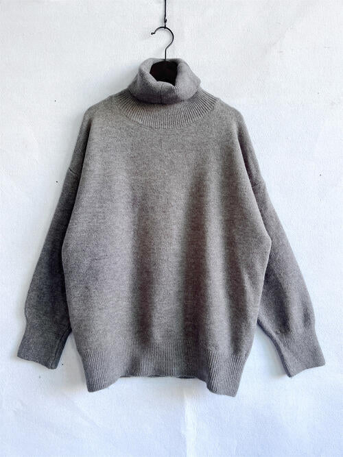 Blue Zone Planet | Turtleneck Long Sleeve Sweater BLUE ZONE PLANET