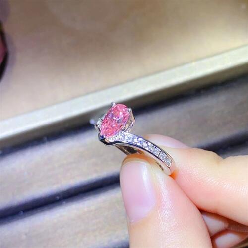1 Carat Moissanite 925 Sterling Silver Ring BLUE ZONE PLANET