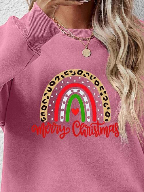 MERRY CHRISTMAS Graphic Sweatshirt BLUE ZONE PLANET