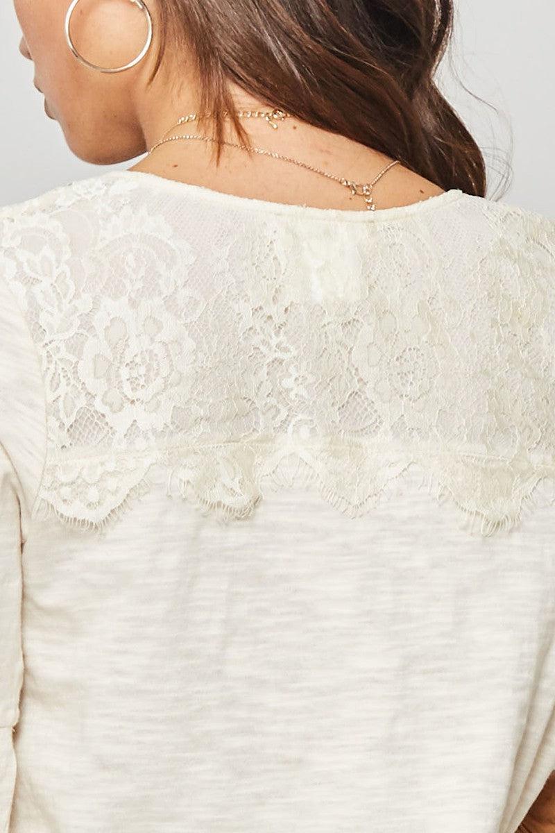 A Knit Top With Deep V Neckline And Yoke Design Blue Zone Planet