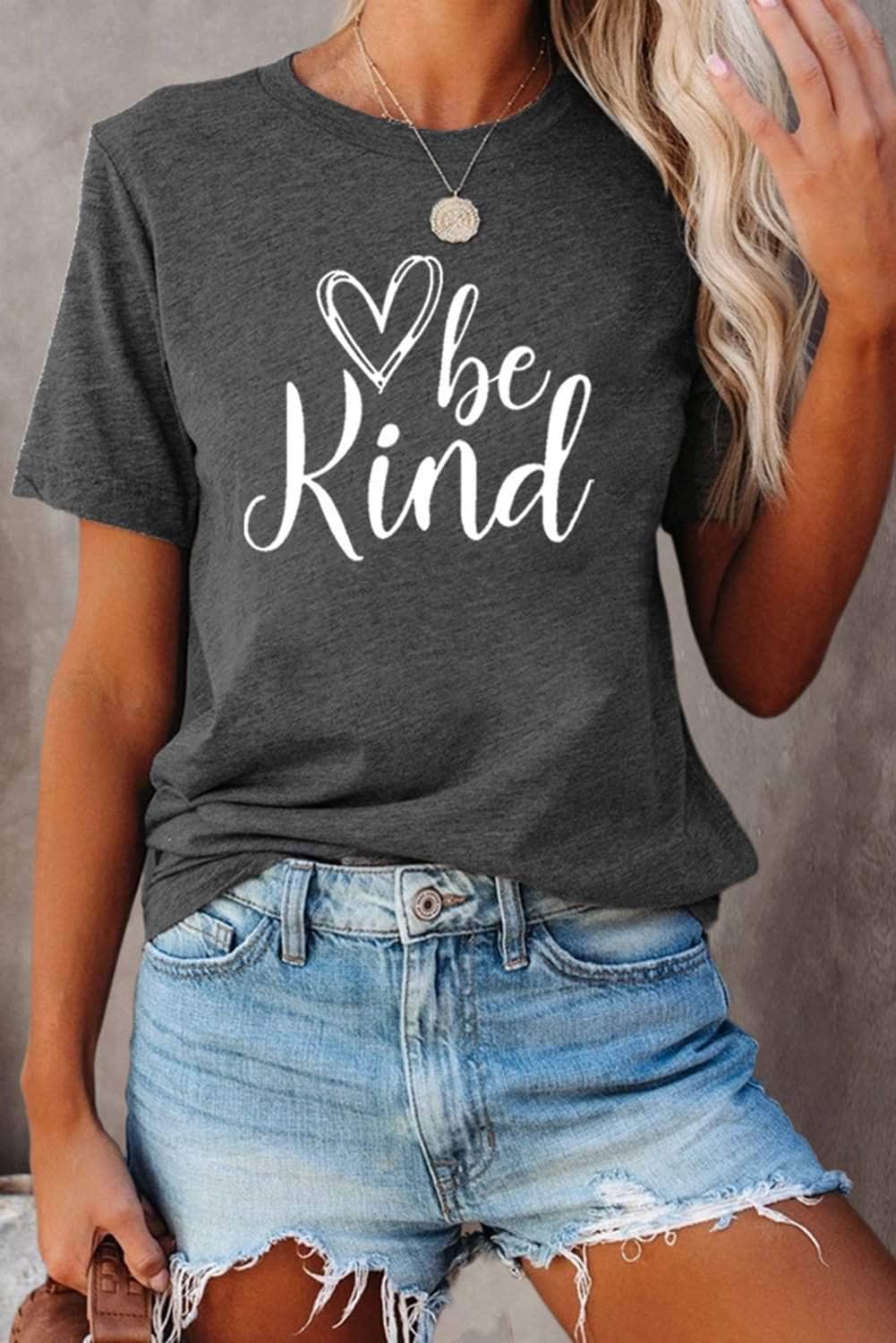 Be Kind Graphic T-Shirt BLUE ZONE PLANET
