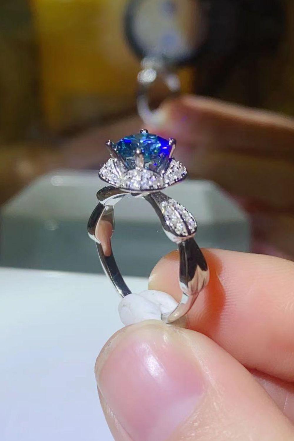 Better Love Next Time 1 Carat Moissanite Ring BLUE ZONE PLANET