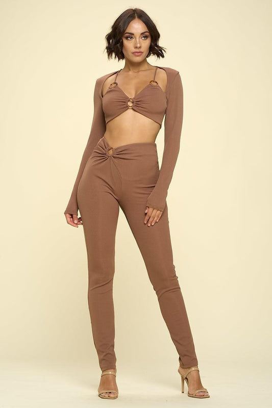 Bikini Top Solid Color 2 Piece Blue Zone Planet