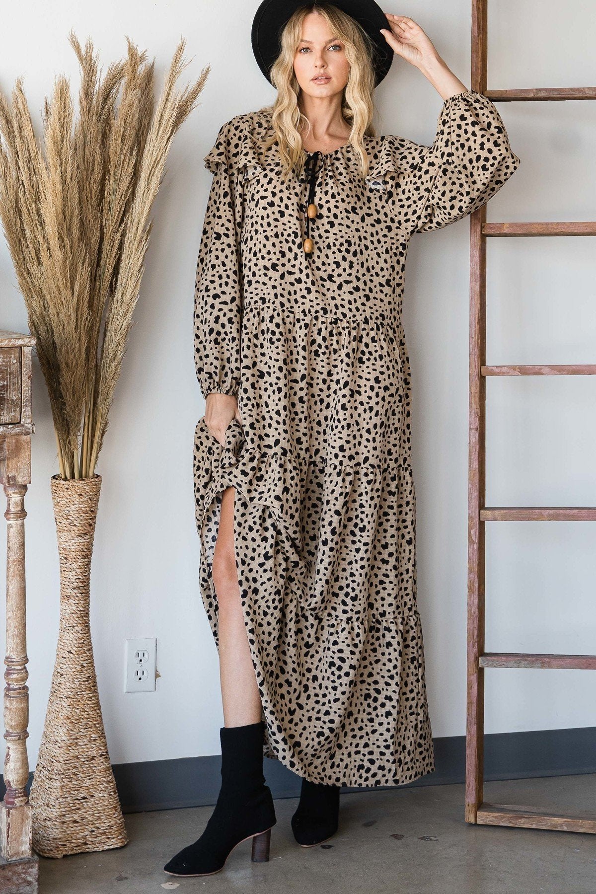 Bohemian Maxi Dress Blue Zone Planet