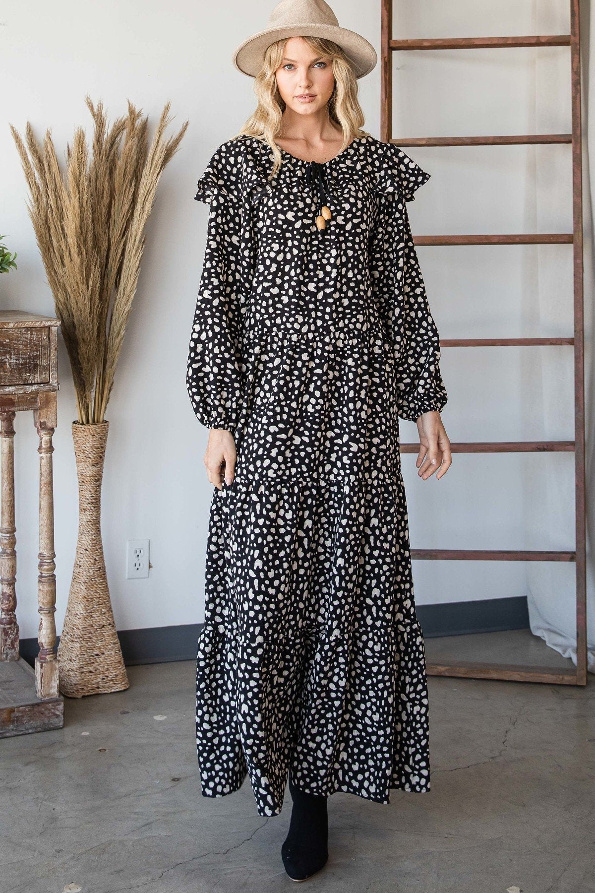 Bohemian Maxi Dress Blue Zone Planet