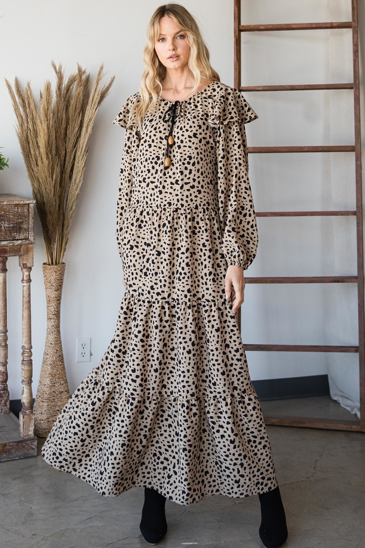 Bohemian Maxi Dress Blue Zone Planet