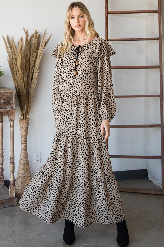 Bohemian Maxi Dress Blue Zone Planet