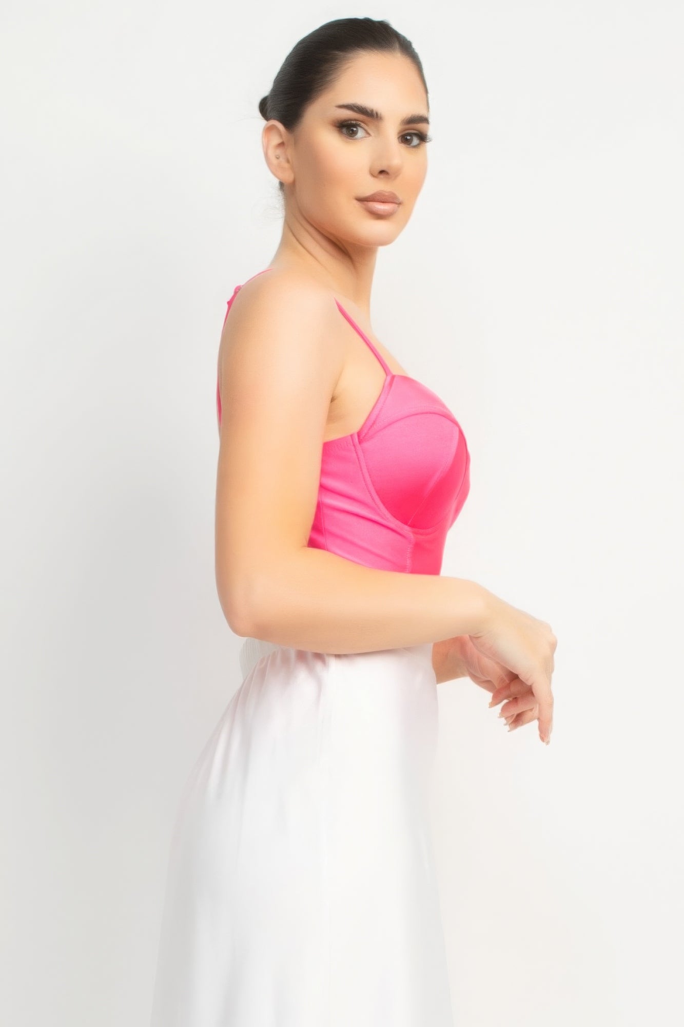 Eve's Rhinestone Strap Sweetheart Bodysuit Blue Zone Planet