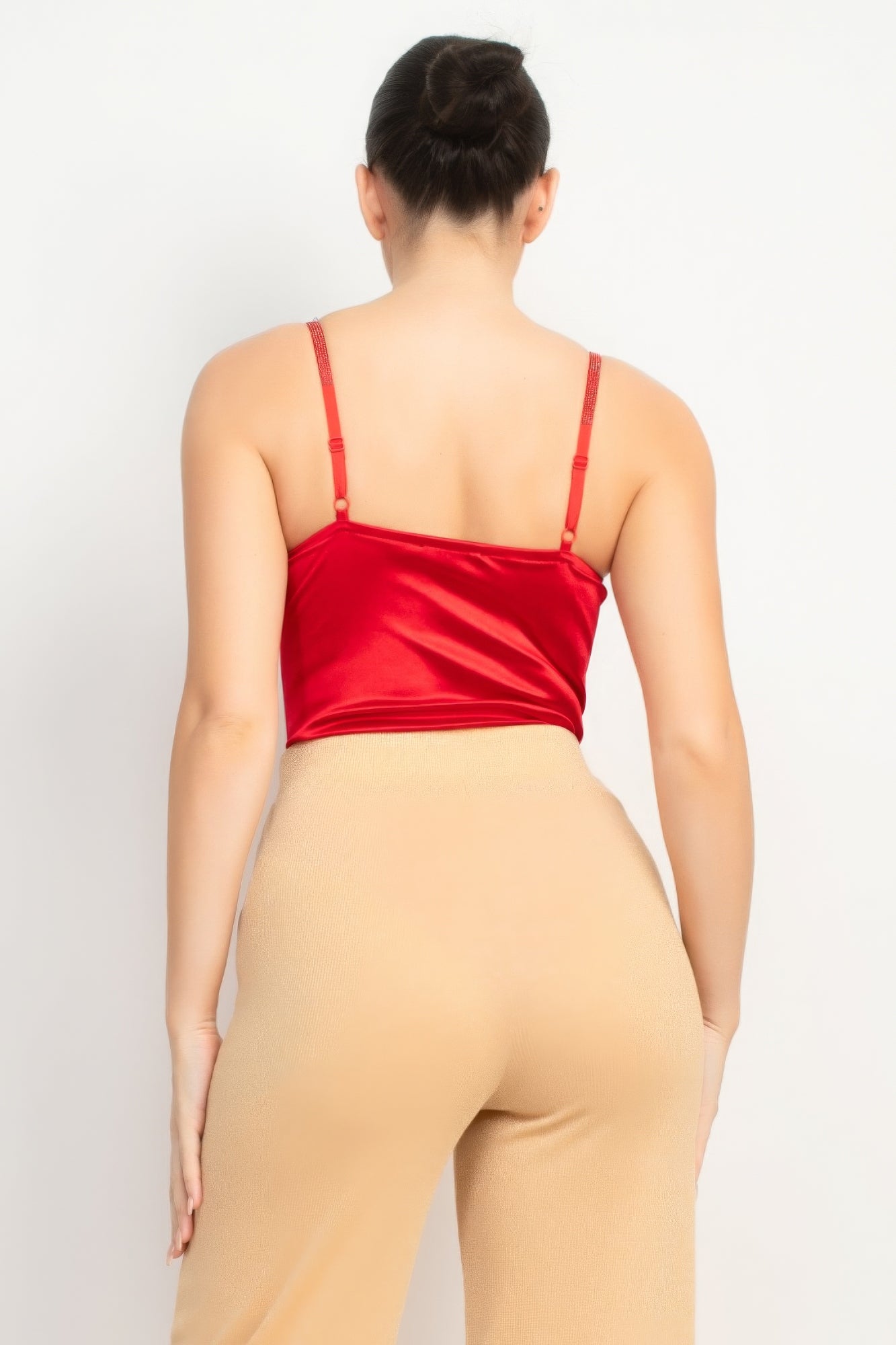 Eve's Rhinestone Strap Sweetheart Bodysuit Blue Zone Planet