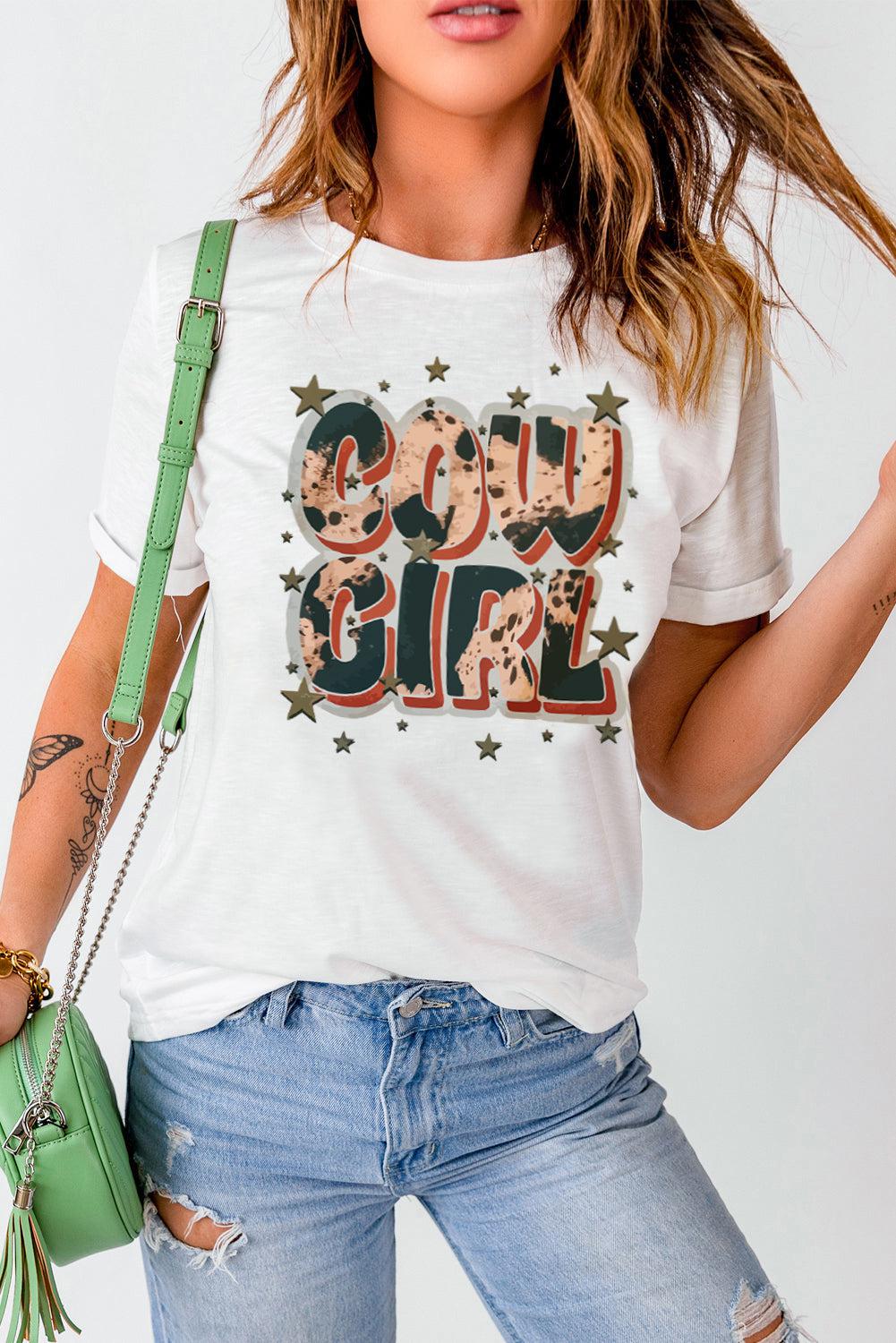 COWGIRL Graphic Tee Shirt BLUE ZONE PLANET