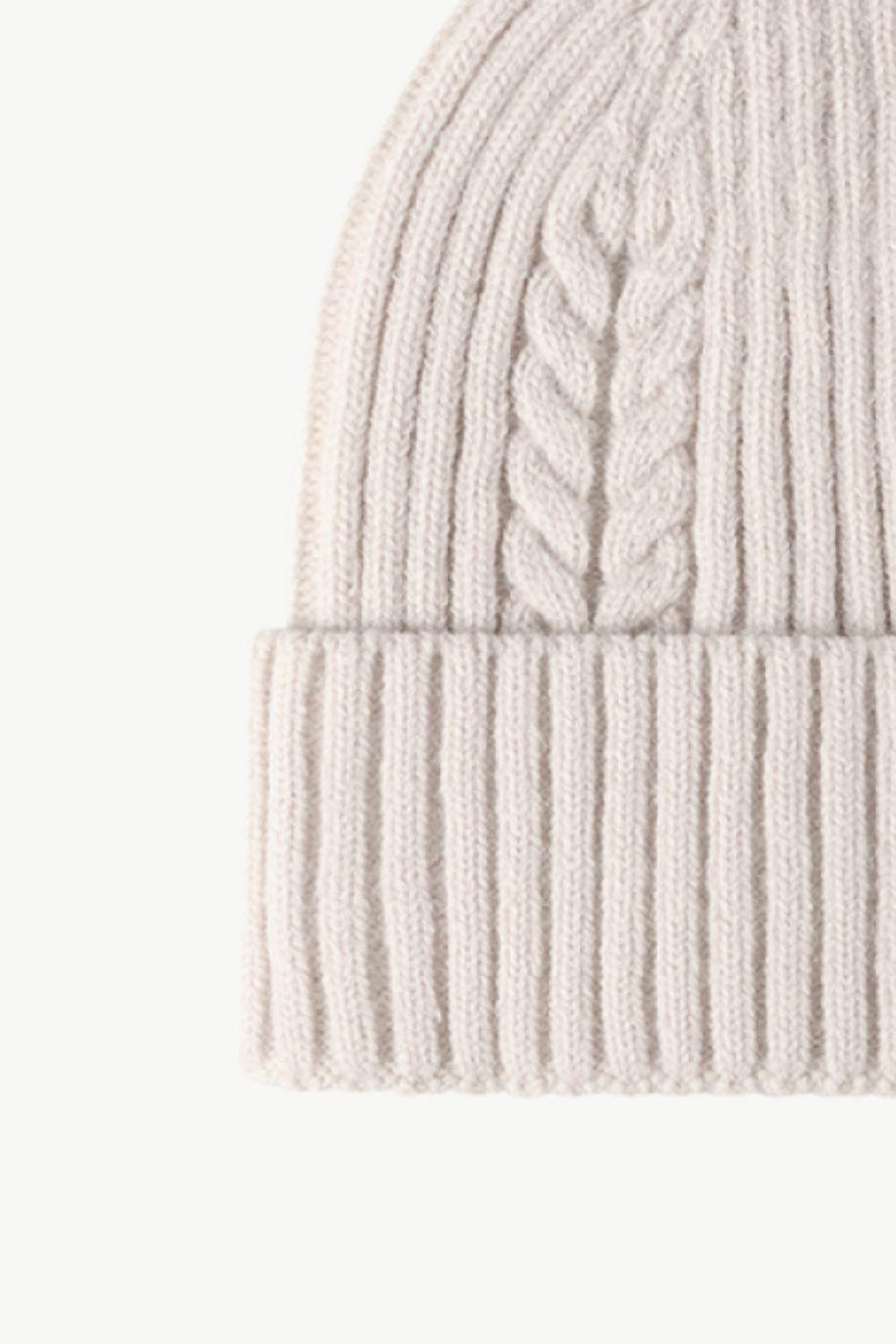 Cable-Knit Cuff Beanie BLUE ZONE PLANET