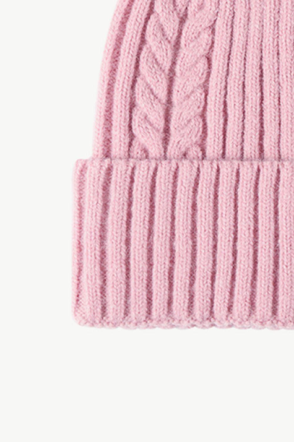 Cable-Knit Cuff Beanie BLUE ZONE PLANET