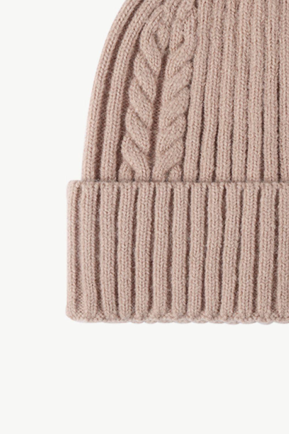 Cable-Knit Cuff Beanie BLUE ZONE PLANET