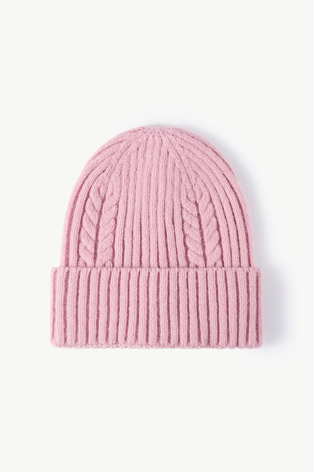 Cable-Knit Cuff Beanie BLUE ZONE PLANET