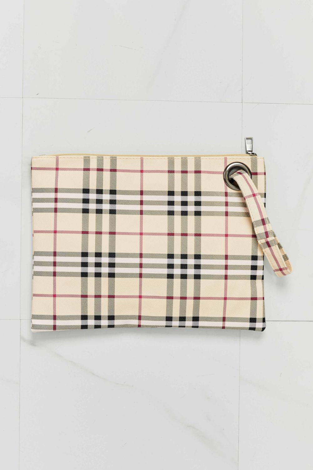 Carry Your Love Plaid Wristlet BLUE ZONE PLANET