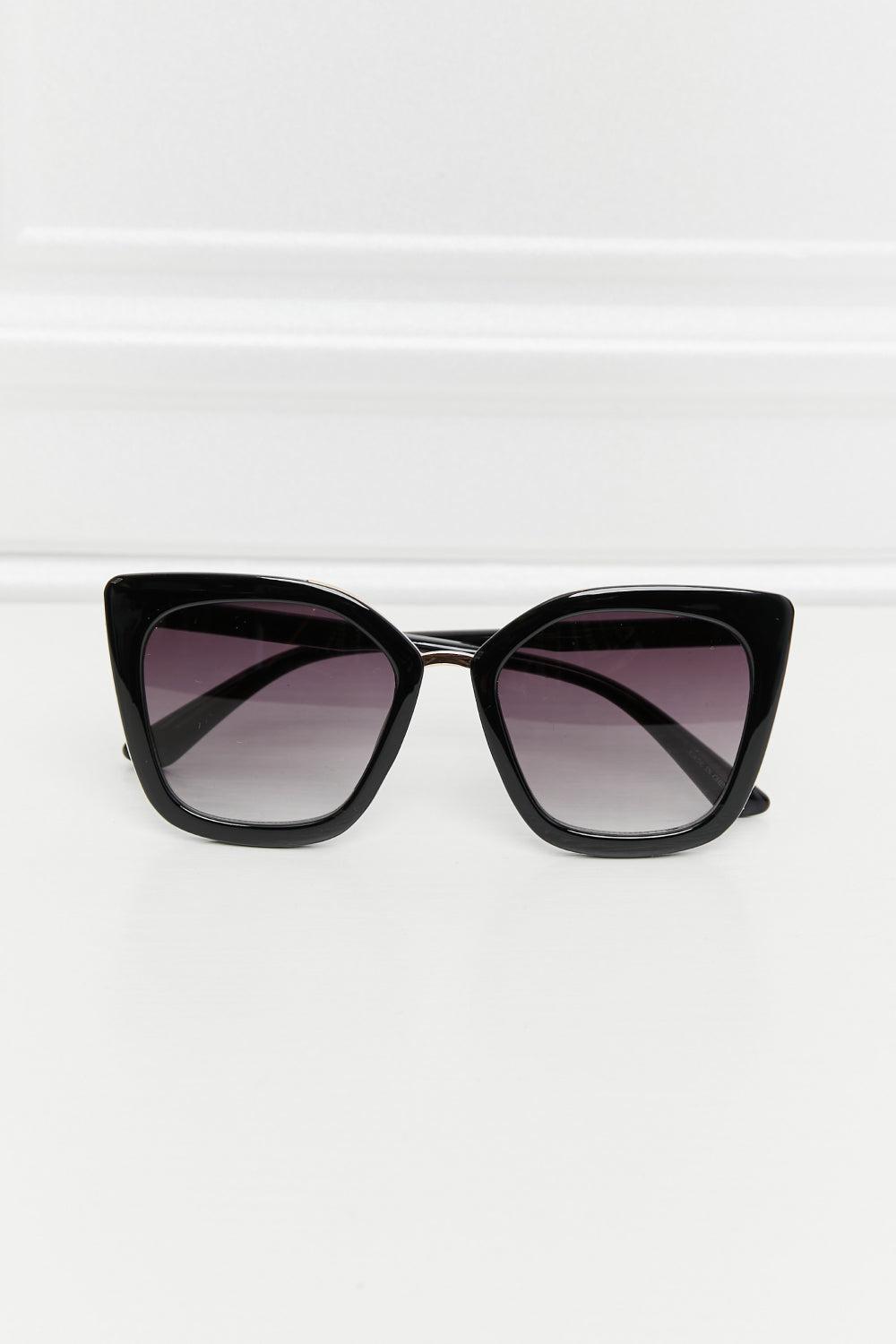 Cat Eye Full Rim Polycarbonate Sunglasses BLUE ZONE PLANET