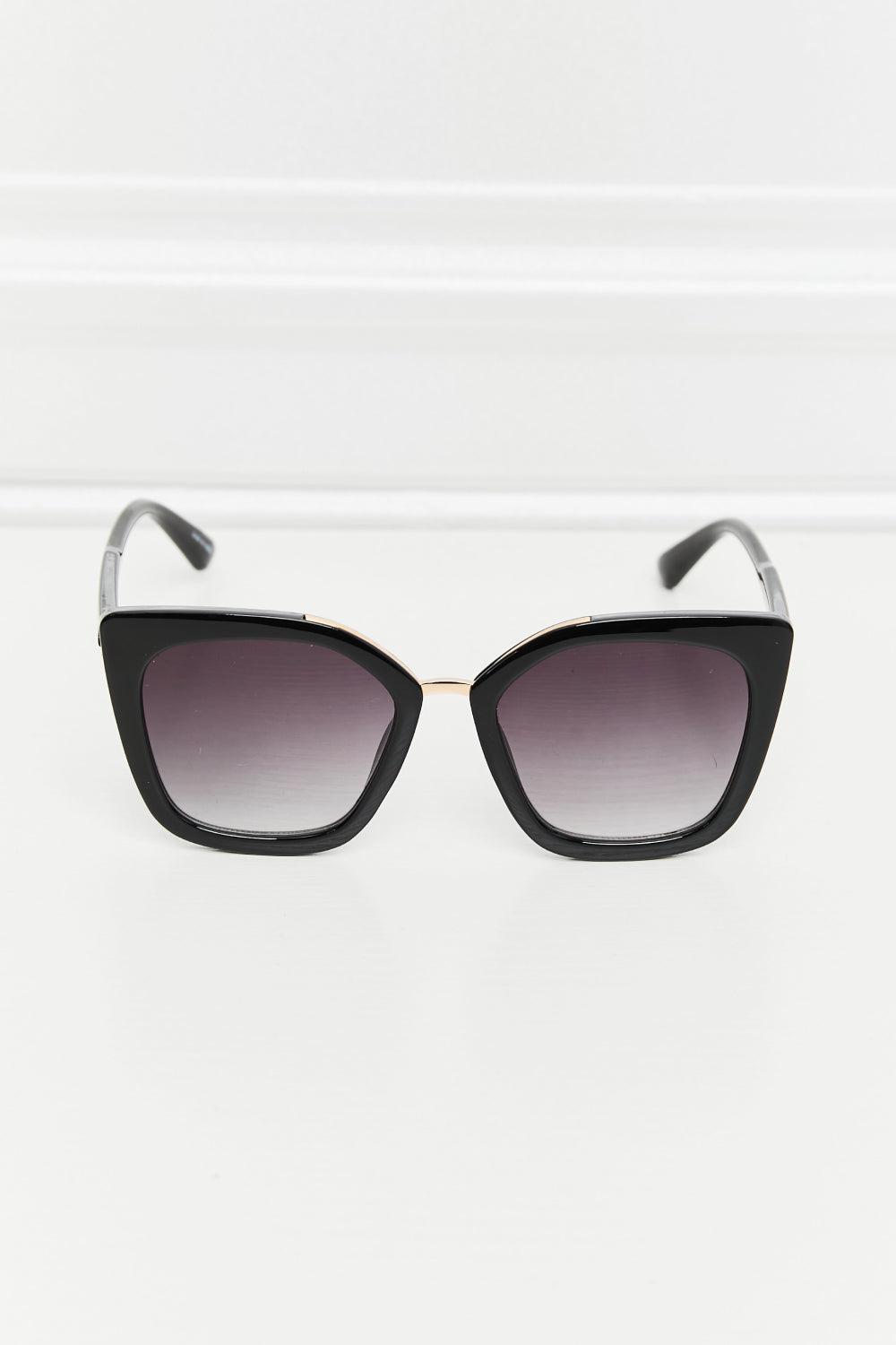Cat Eye Full Rim Polycarbonate Sunglasses BLUE ZONE PLANET