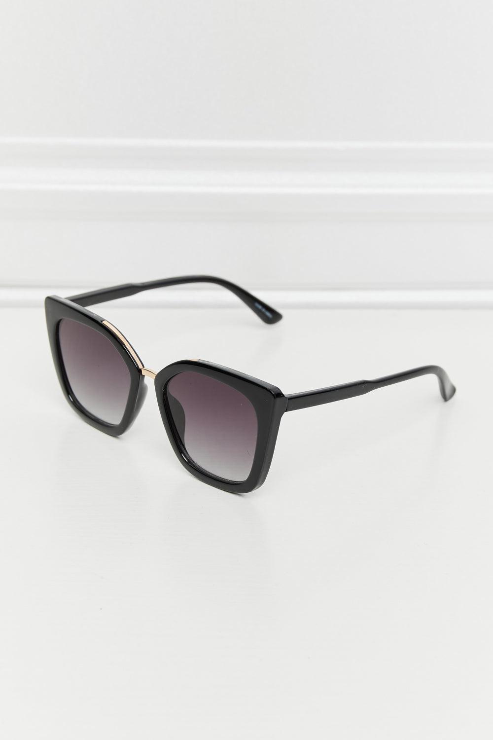 Cat Eye Full Rim Polycarbonate Sunglasses BLUE ZONE PLANET