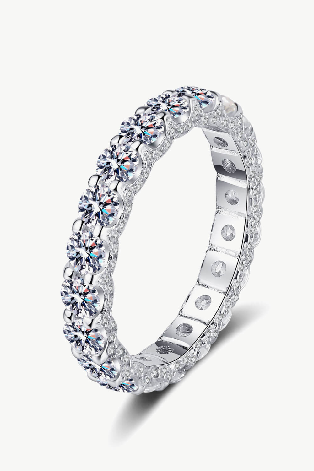Charmed Moissanite Ring BLUE ZONE PLANET