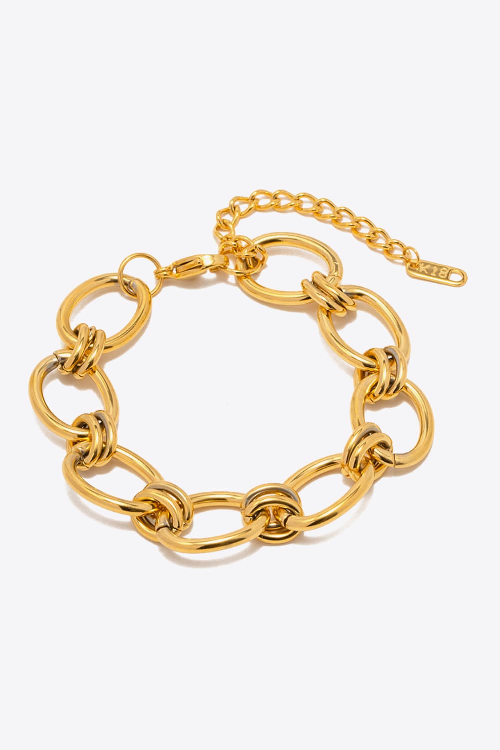 Chunky Chain Stainless Steel Bracelet BLUE ZONE PLANET