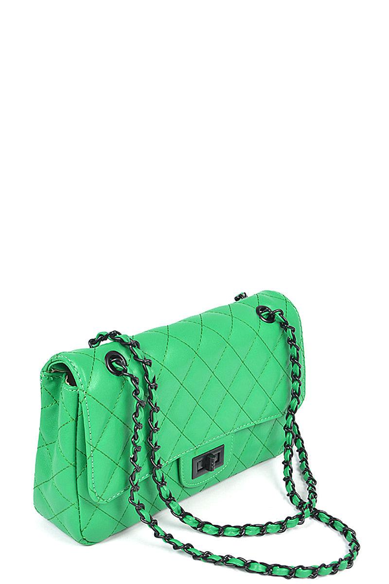 Classic Quilted Clutch Blue Zone Planet