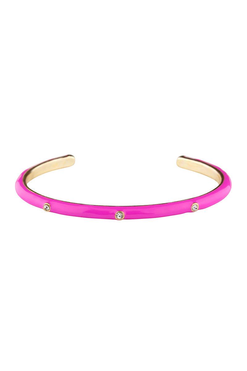 Color Metal Rhinestone Cuff Bracelet Blue Zone Planet