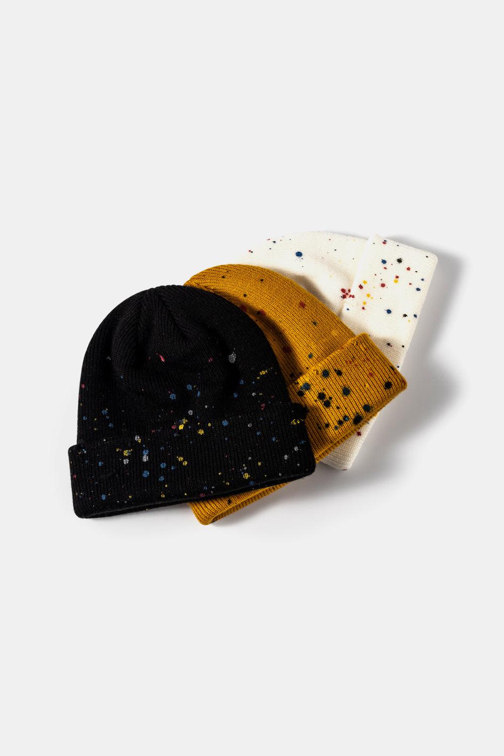 Confetti Rib-Knit Cuff Beanie BLUE ZONE PLANET