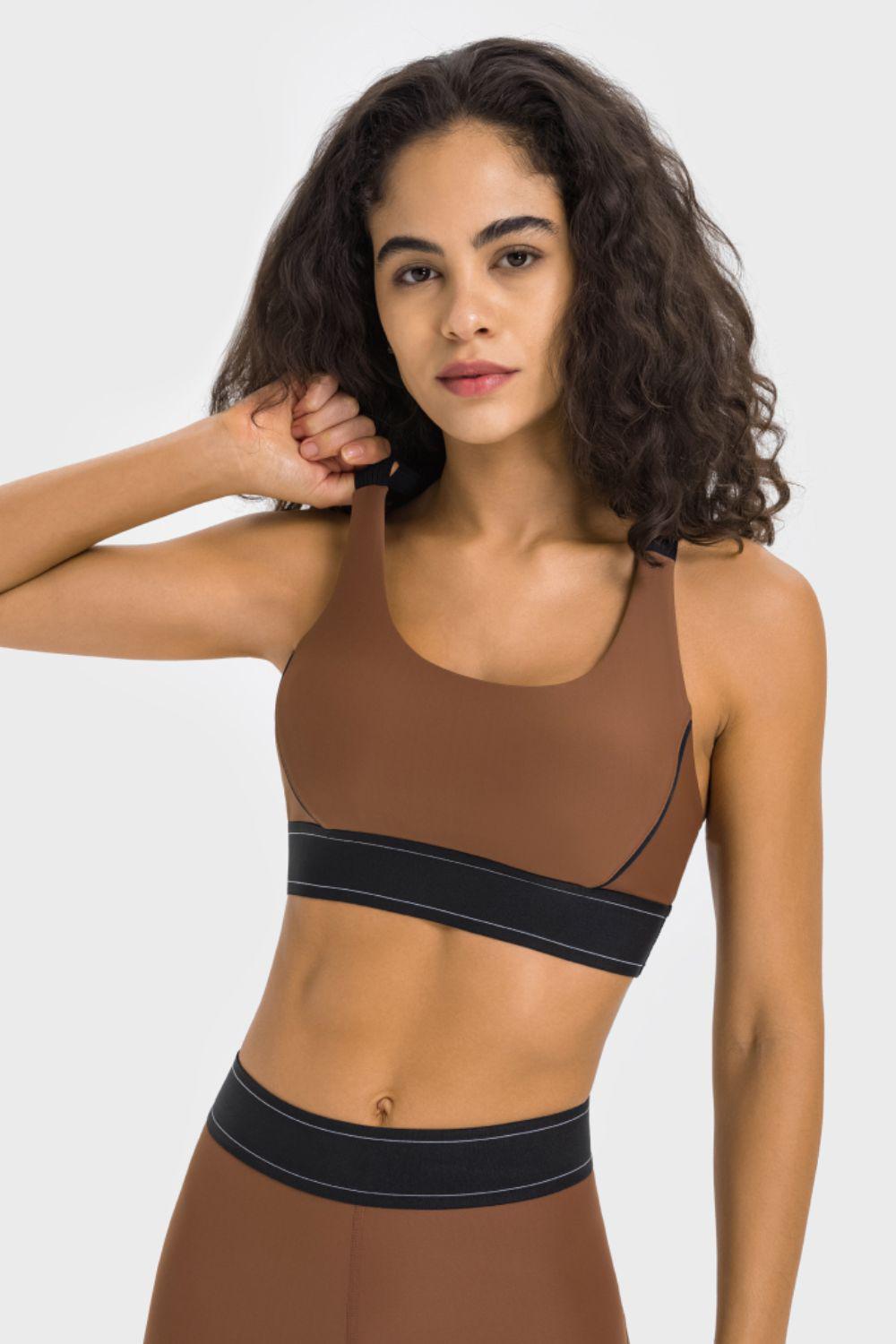 Contrast Sports Bra BLUE ZONE PLANET