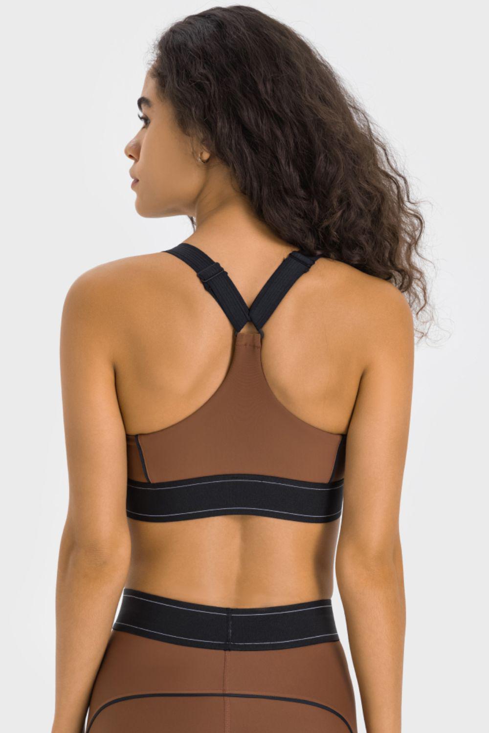 Contrast Sports Bra BLUE ZONE PLANET