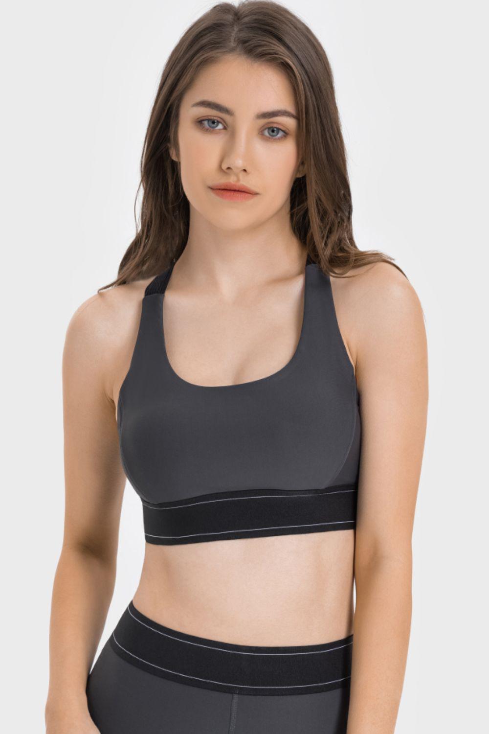 Contrast Sports Bra BLUE ZONE PLANET