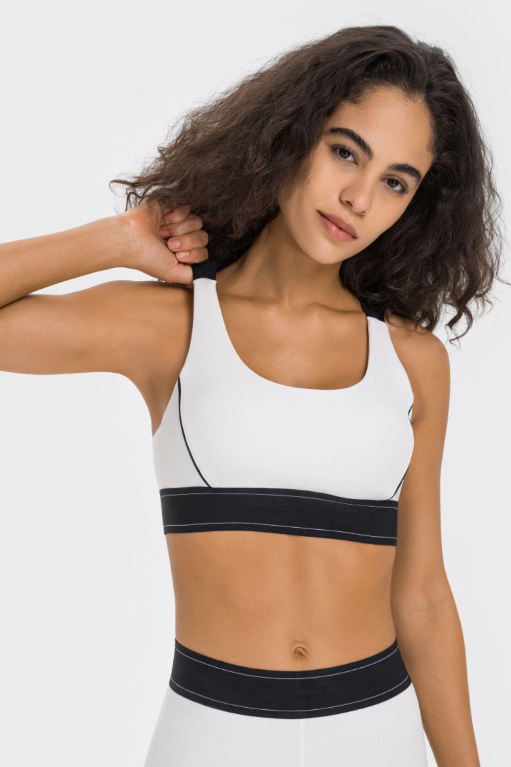 Contrast Sports Bra BLUE ZONE PLANET