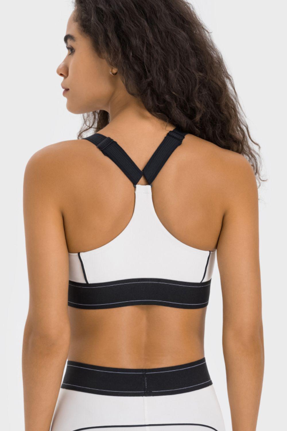 Contrast Sports Bra BLUE ZONE PLANET