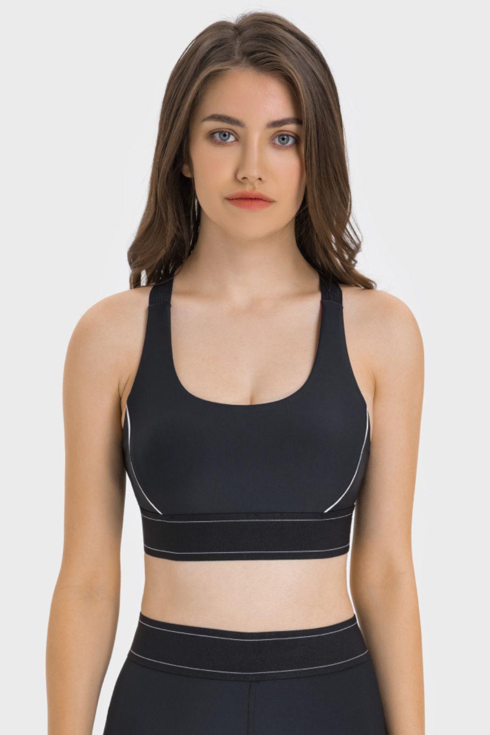Contrast Sports Bra BLUE ZONE PLANET