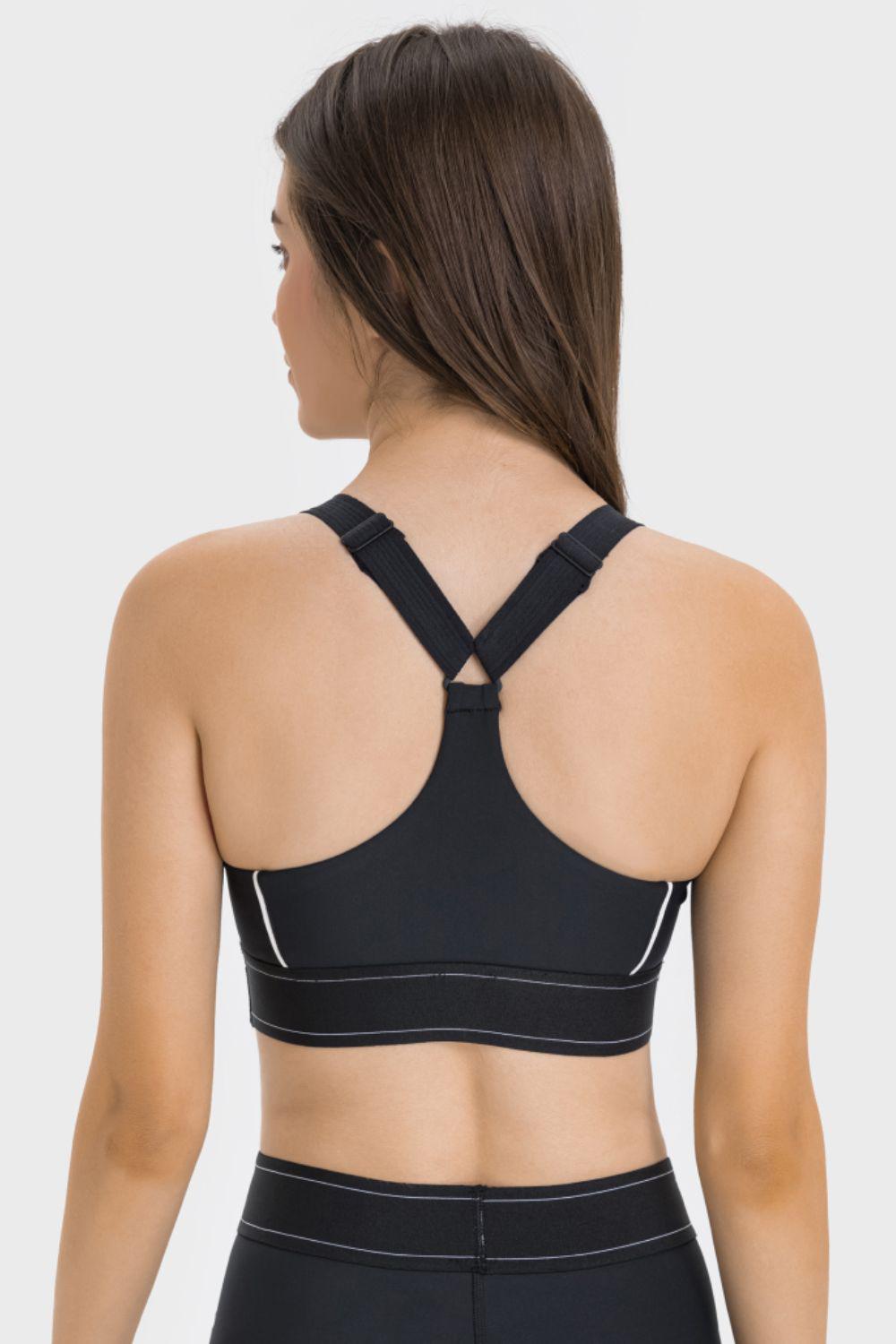 Contrast Sports Bra BLUE ZONE PLANET
