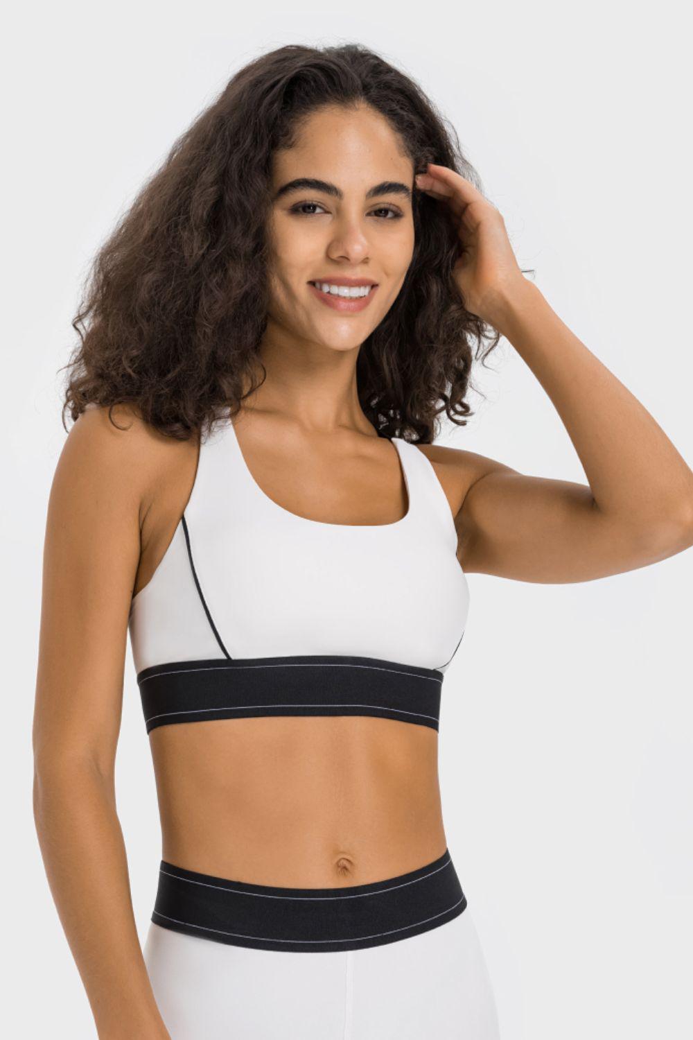 Contrast Sports Bra BLUE ZONE PLANET