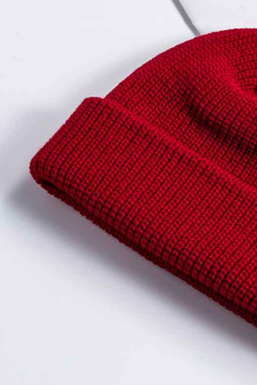 Cozy Rib-Knit Cuff Beanie BLUE ZONE PLANET