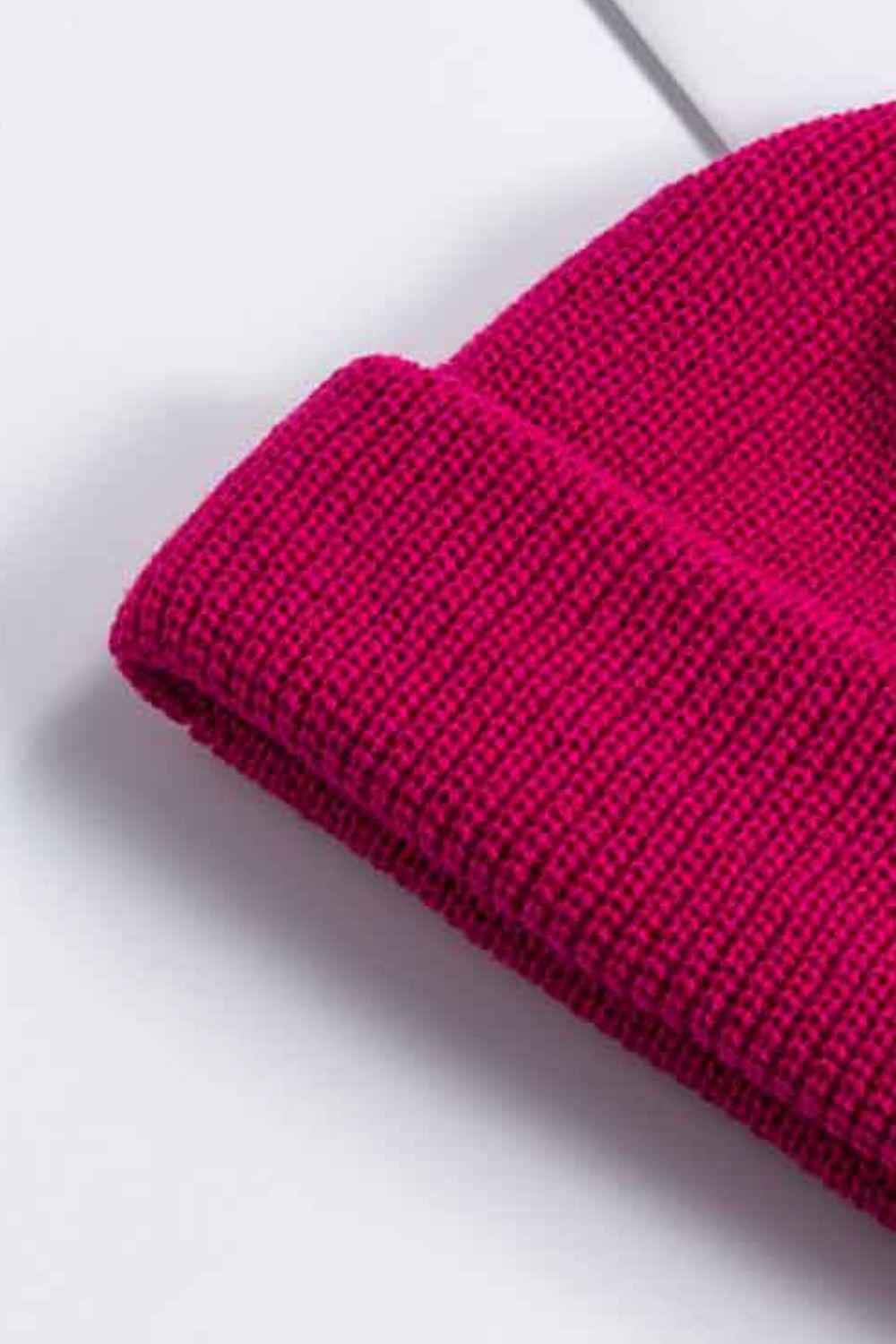 Cozy Rib-Knit Cuff Beanie BLUE ZONE PLANET